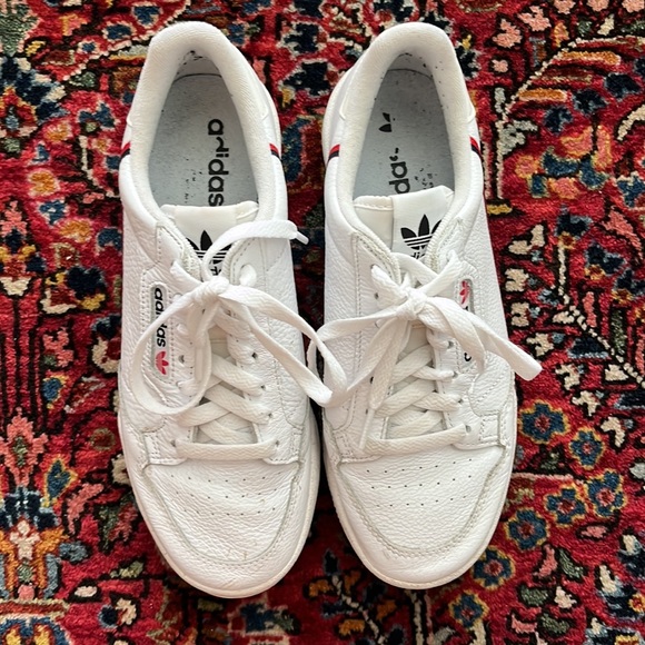 Adidas Continental 80 White Scarlett Navy - Picture 3 of 3